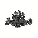 Halloween Animal Cutting Dies For DIY Scrapbooking Card Making