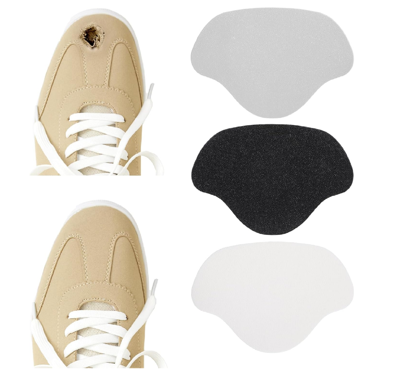 18 PCS Shoe Hole Repair Patch Self-Adhesive Inside Shoe Patches Kit for Holes Heel Pads for Shoes