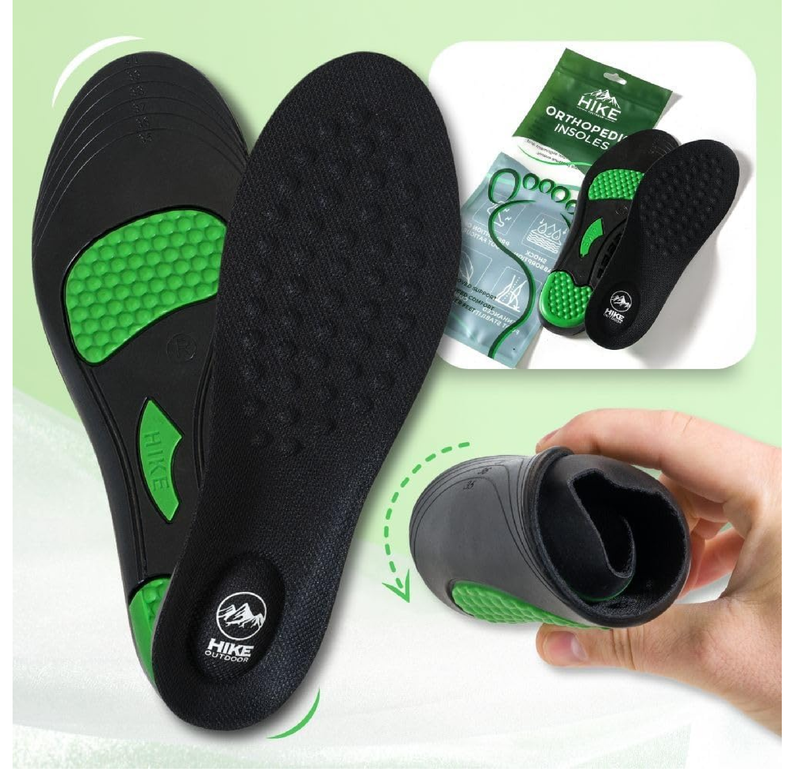 Orthopedic Soles HF – Pain Relief & Shock Absorbing Shoe Inserts | Arch Support for Men & Women | Plantar Fasciitis Foot Pads