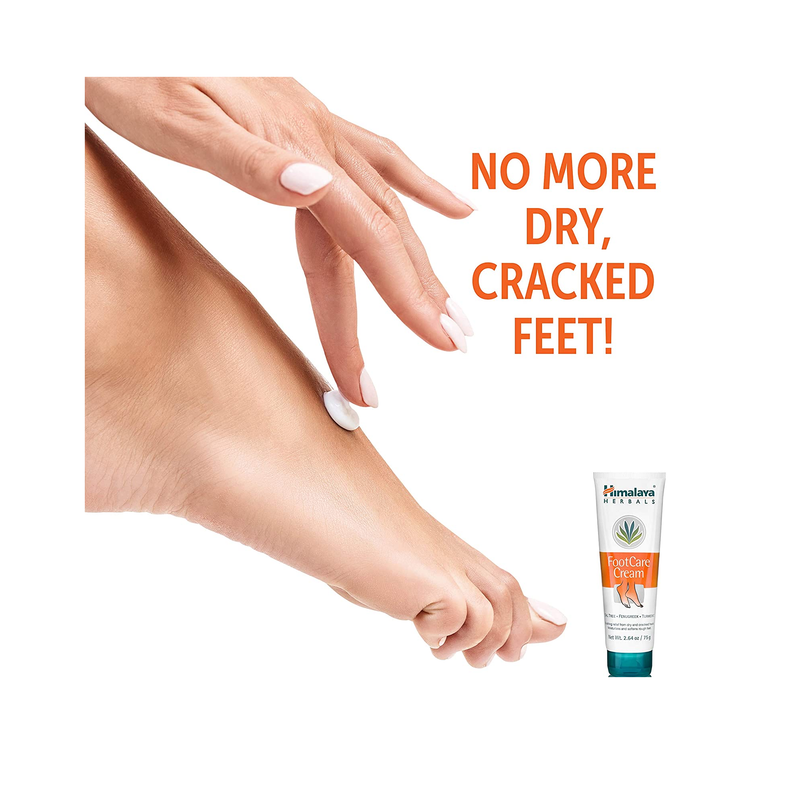 Himalaya FootCare Cream Intense Moisturizing & Hydrating for Dry Feet and Cracked Heels 2.64 oz