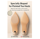 Clear Non Slip Shoe Pads for Heels – Anti-Slip Grip Inserts for Pumps, Stilettos & Dress Shoes, Invisible Traction Stickers for Pointed Toe Soles
