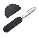 Homeve Professional Pedicure Foot File - Reusable Stainless Steel Cracked Skin Corns Callus Remover Feet Rasp with 10