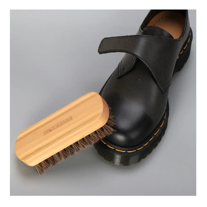 Horse Hair Shoe Brushes, Cleaning Polishing, Leather Care Protecting For Shoes Boots, Oil Polishing Cleaning Dust Brush