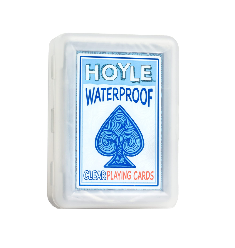 Hoyle Waterproof Playing Cards Clear 1 Deck