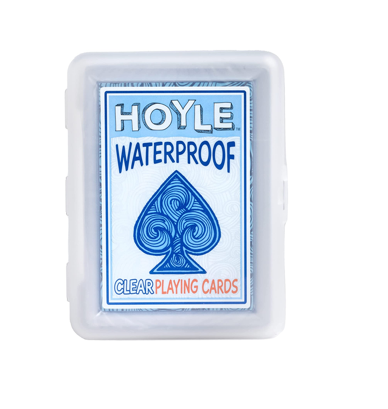 Hoyle Waterproof Playing Cards Clear 1 Deck