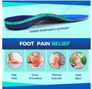 Heavy Duty High Arch Support Insole Orthotics - Pain Relief for 220+ lbs Plantar Fasciitis,