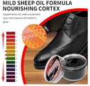 IKI Shoe Polish for Leather - Shoe Shine Kit with Sponge, Applicator - 3.17 Oz Nourish Shoe Cream for Boots and Shoes