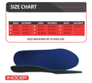 Heat Formable Orthotic Insoles, Full - Rigid Custom Arch Support Insert Size G
