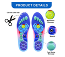 Orthopedic Acupressure Insoles for Men & Women, Reflexology Massage Foot Insoles for Pain Relief