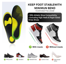 Carbon Fiber Insoles for Basketball & Volleyball, High-Energy Return for Court Shoes,