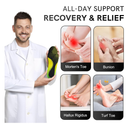 Carbon Fiber Insoles for Basketball & Volleyball, High-Energy Return for Court Shoes,
