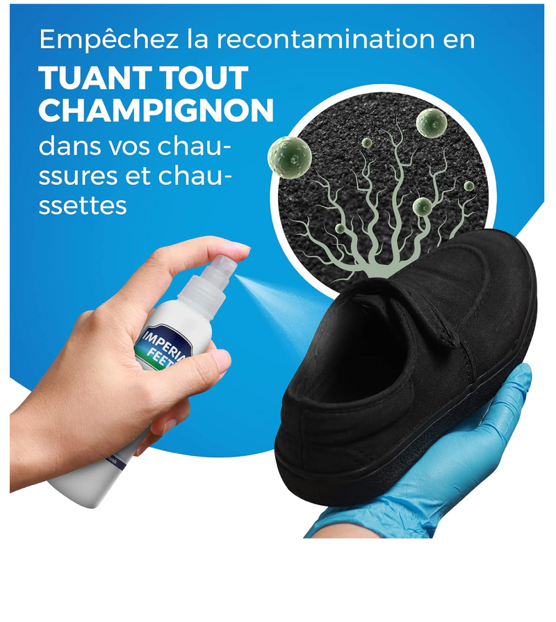 Advanced Foot & Shoe Deodorizer Spray (150ml) - Promotes Healthy Nails & Toenail Condition