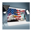 Independence Day Backdrop 7x5FT 4th of July Backdrop American Flag Background USA Flag Portrait Banner Patriotic Veterans Party Decor Supplies