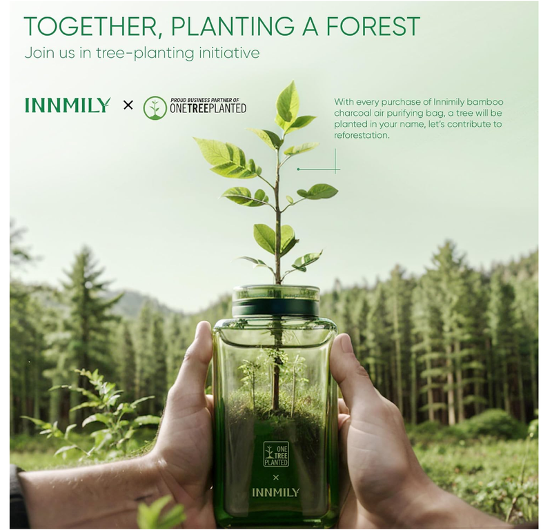 Activated Charcoal Odor Absorber, 6 Pack Natural Shoe Odor Eliminator, Bamboo Charcoal Air Purifying Bags,