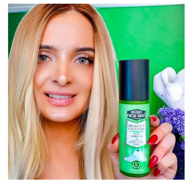 Advance Shoe Deodorizer Spray for Instant Shoe Odor Elimination in less than 2 seconds -For Sneakers, Boots, All Footwear