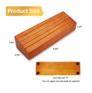 Iswabard Card Deck Stand Set of 2 Playing Cards Holder for Kids Elder Wood Holder Racks Tray for Organizing Cards on Game Bridge Card Holders Adults