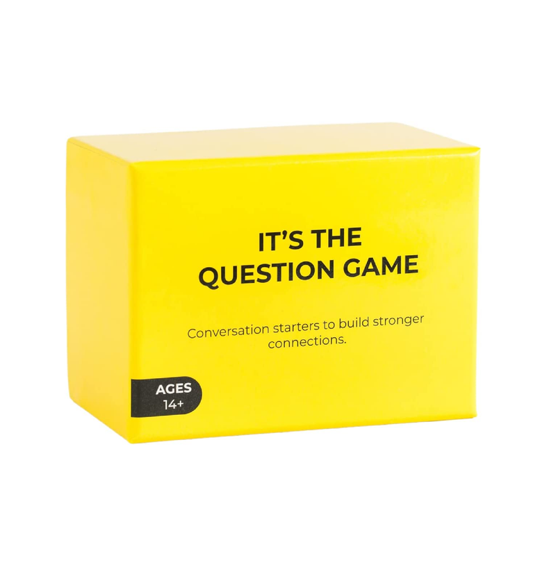 It's The Question Game 150 Conversation Starters/Questions to Create Stronger Connections for Friends Family Couples and Strangers