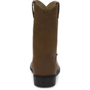 Justin Boots Men's Temple 10" Roper Western Boot - Clay Brown (JB3001) - View 5