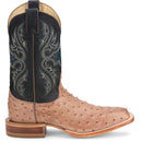 Justin Boots Men's Moseley 11" Full Quill Ostrich Western Boot - Deep Blue (JE5172) - View 3