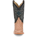 Justin Boots Men's Moseley 11" Full Quill Ostrich Western Boot - Deep Blue (JE5172) - View 7