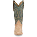 Justin Boots Men's Chisolm 13" Full Quill Ostrich Western Boot - Mint Green (JE8173) - View 7