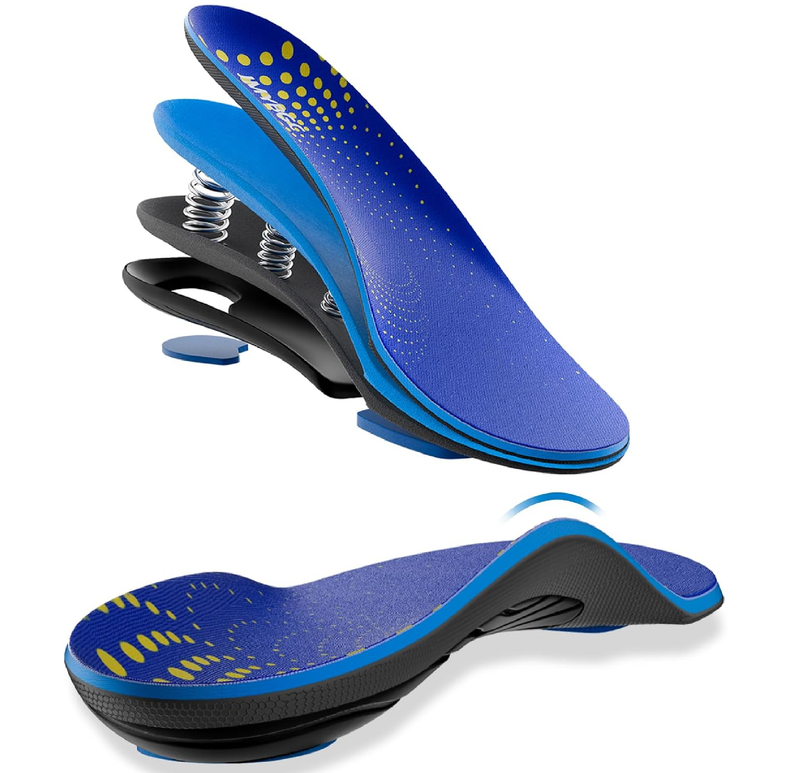 Plantar Fasciitis High Arch Support Insoles Men and Women Heavy Duty Support Pain Relief Orthotics for