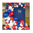 JOYYPOP 129pcs Red White and Blue Balloon Garland Arch Kit Different Sizes 18 12 10 5 Inch Red White and Blue Balloons for 4th of July Independence Day Patriotic Anniversary Decorations