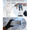 JaGely 8 Pcs Women Winter Warm Beanie Hat Glove Knit Set Faux Fur Pompom Skull Caps 