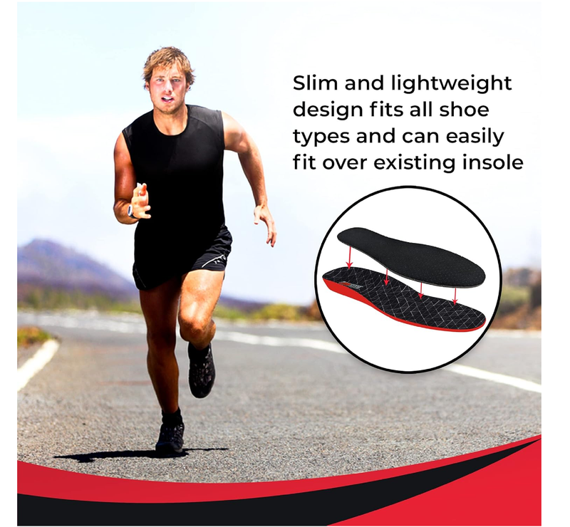 JobSite Odor Stop Insoles - Activated Charcoal Insoles - 4 Pairs