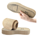 Shoe Insoles, 3 Pairs Soft Wool Felt Insoles Shoe Cushion Insert Insoles,