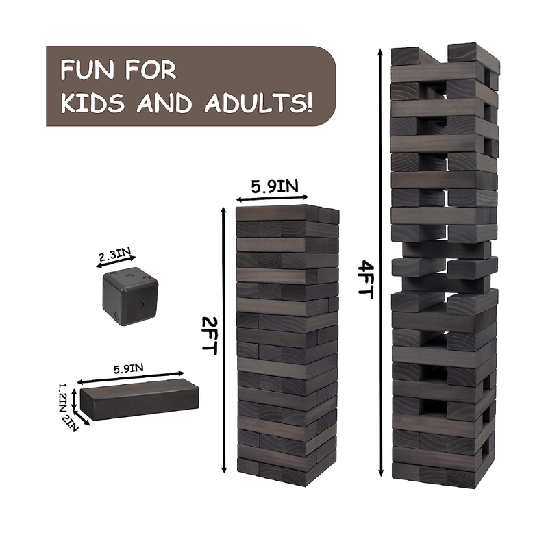 Carry Case & Storage Bag for Giant Tumble Tower Block Games by Get Outside  Games 