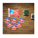 4th of July Foil Balloons Patriotic Independence Day Balloons American Flag Five Stars Patriotic Party Foil Balloons Labor Day Birthday Party