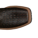 Justin Boots Derrickman Comp Toe Brown Croc Print (SE4833)