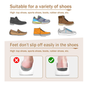 1/2 Inch Heel Lifts for Leg Length Discrepancy Gel Height Increasing Insoles
