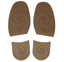 Rubber sole for shoe replacement, 4 colors (Red Camel)