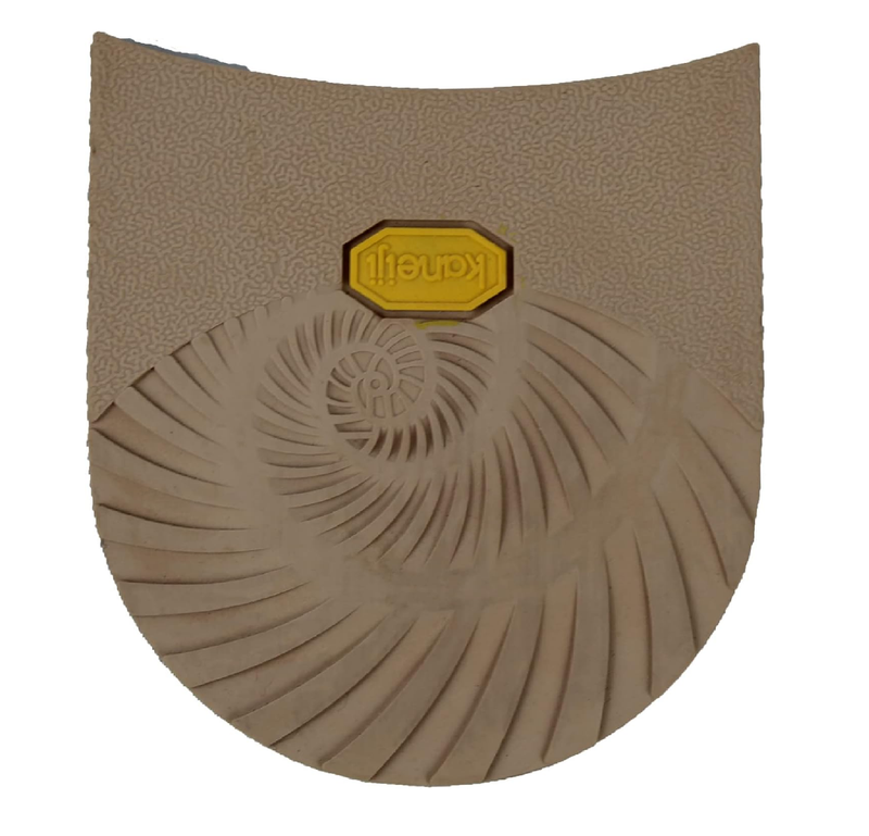 Rubber sole for shoe replacement, 4 colors (Red Camel)