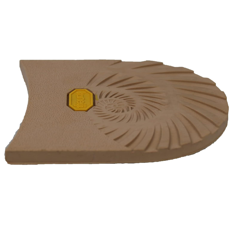 Rubber sole for shoe replacement, 4 colors (Red Camel)