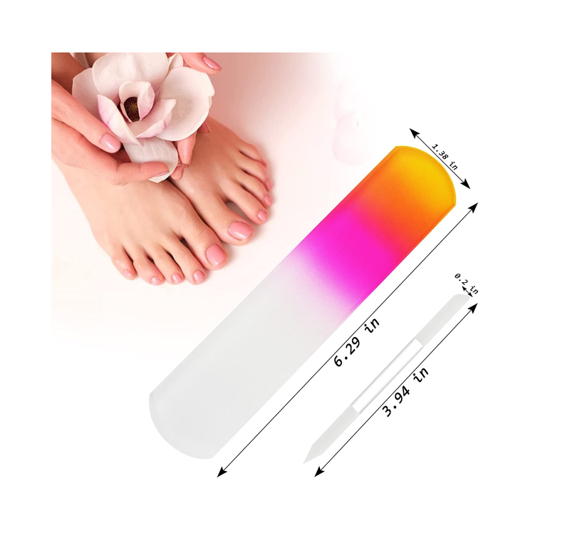 Glass Callus Remover for Wet & Dry Feet Portable Foot File