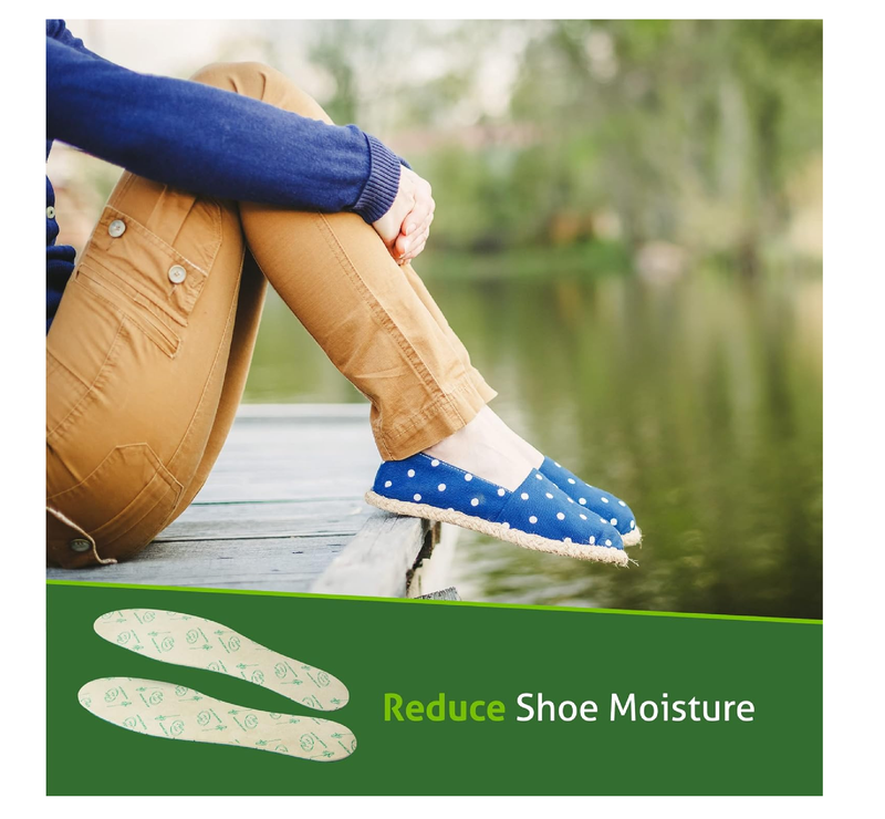 Kaps Adult Insoles with Shoe Odour Eliminator - Ultrafresh for Women & Men - Soothing Aloe-Infused for Boots,