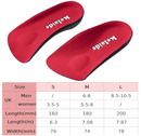 Kelaide 3/4 Orthotic Inserts Plantar Fasciitis Insoles – Neutral Arch Support Insoles