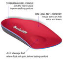 Kelaide 3/4 Orthotic Inserts Plantar Fasciitis Insoles – Neutral Arch Support Insoles