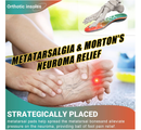 Arch Support Metatarsalgia Insoles with Metatarsal Pads for Men and Women