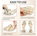 3 Pairs Metatarsal Forefoot Pads,Heel Inserts Insoles Pads, Ball of Foot Cushions for High Heel,