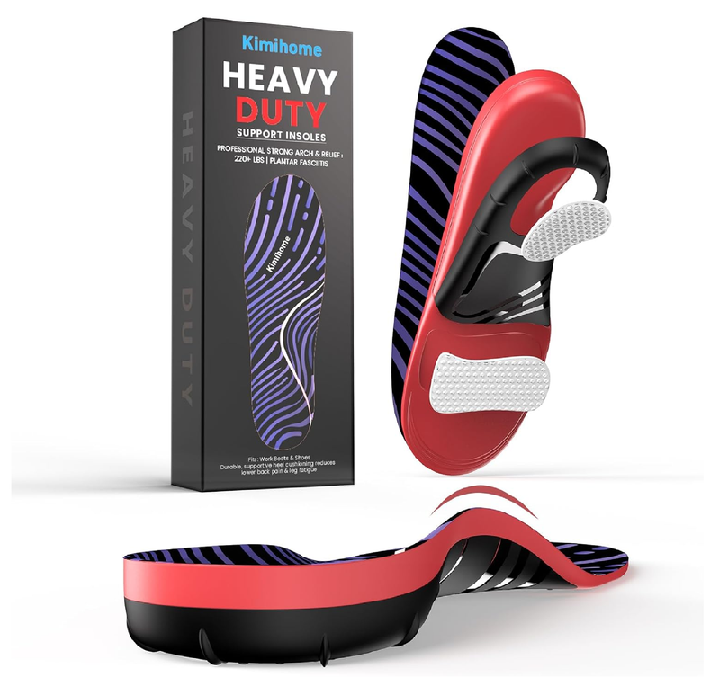 Plantar Fasciitis Relief Insoles - High Arch Support Inserts - FSA Eligible Items Only List - Heel Cups & Shoe Inserts for Heel Pain Relief