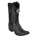 King Exotic Men's 4790905 /Style Dubai Boot/ Shark Boots/ Color Black