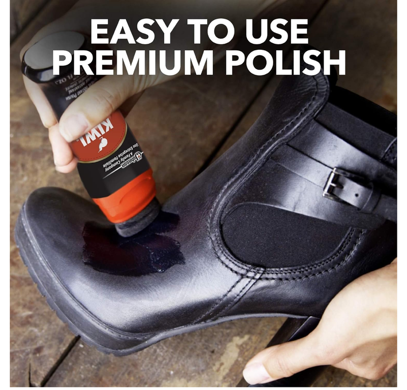 KIWI Color Shine Liquid Polish Black 2.5 FL. OZ.