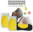20Pairs Luxury Individually Wrapped Travel Shoe Fresheners Deodorant Stickers; Foot Deodorant Stickers;