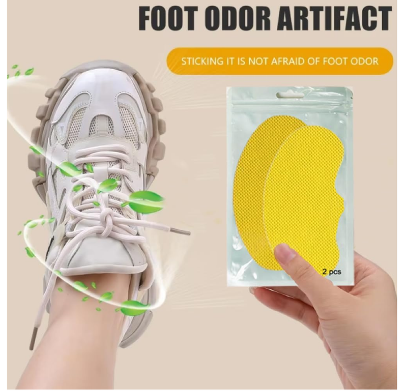 20Pairs Luxury Individually Wrapped Travel Shoe Fresheners Deodorant Stickers; Foot Deodorant Stickers;