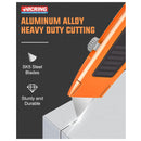 Box Cutter Retractable Utility Knife 4-Pack Heavy Duty Utility Knives With 10 SK5 Steel Blades Aluminum Casing Box Cutters