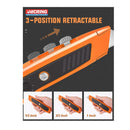 Box Cutter Retractable Utility Knife 4-Pack Heavy Duty Utility Knives With 10 SK5 Steel Blades Aluminum Casing Box Cutters